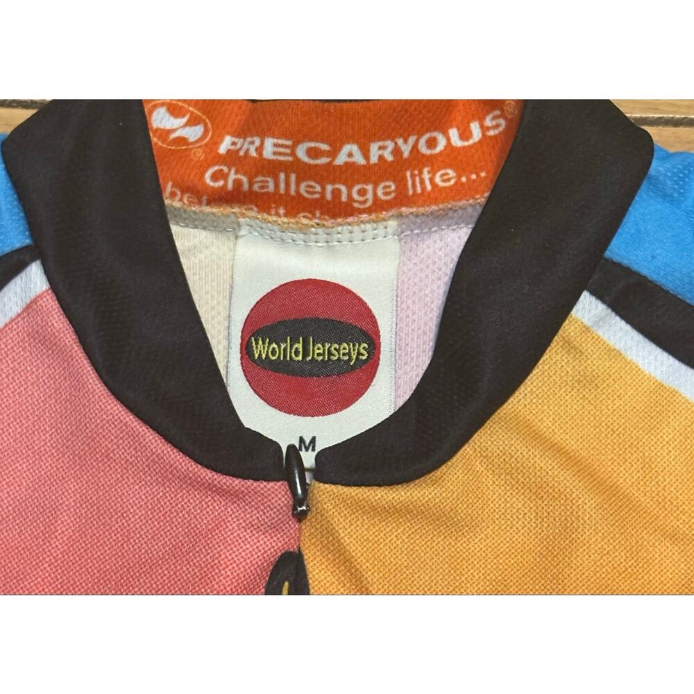 World Jerseys "Hippy Chick" cycling jersey size Medium - Picture 9 of 10